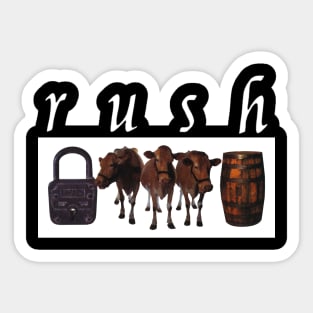 Rush Band Sticker